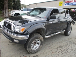 2001 TOYOTA TACOMA PRERUNNER DOUBLE CAB BLACK 2.7L AT 2WD Z16149